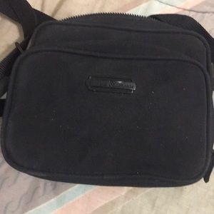 Frankie and Johnnie small nylon crossbody purse